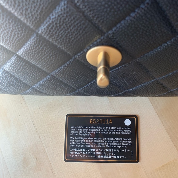 SOLDfirm price- Chanel Vintage Jumbo Caviar Flap - Picture 12 of 17